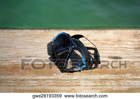 Close-up of a scuba mask View Large Photo Image Stock Photo - Close-up of a scuba mask. Fotosearch