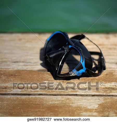 Close-up of a scuba mask View Large Photo Image Stock Photo - Close-up of a scuba mask. Fotosearch