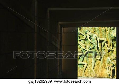 Close-up of a sculpture on the wall View Large Photo Image Stock Photo - Close-up of a sculpture on the wall. Fotosearch