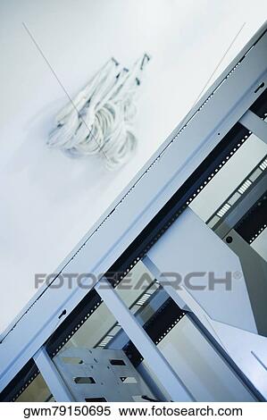 Close-up of a server cabinet View Large Photo Image Stock Photography - Close-up of a server cabinet. Fotosearch