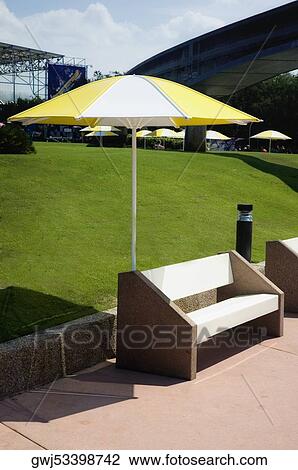 Close-up of a sunshade over a bench, Savannah, Georgia, USA View Large Photo Image Stock Image - Close-up of a sunshade over a bench, Savannah, Georgia, USA. Fotosearch