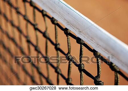 Close-up of a tennis net View Large Photo Image Stock Photo - Close-up of a tennis net. Fotosearch
