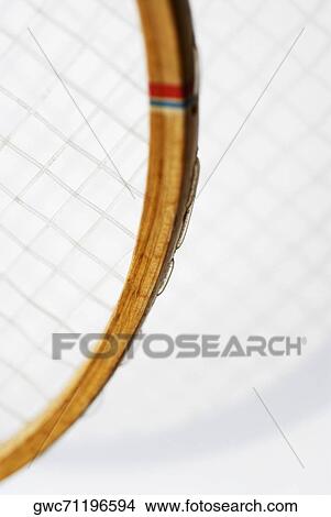Picture - Close-up of a tennis racket. Fotosearch