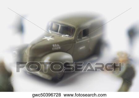 Stock Photo - Close-up of a toy car. Fotosearch