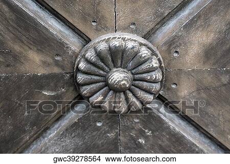 Close-up of a wooden door View Large Photo Image Picture - Close-up of a wooden door. Fotosearch