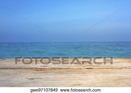 Close-up of a wooden surface near the sea View Large Photo Image Stock Photo - Close-up of a wooden surface near the sea. Fotosearch