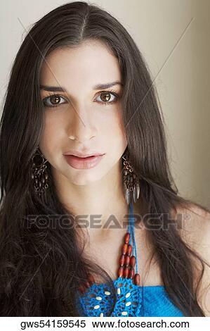 Stock Photography - Close-up of a young woman. Fotosearch