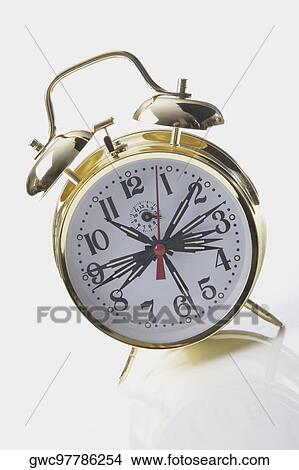 Picture - Close-up of an alarm clock. Fotosearch