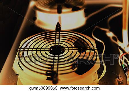 Close-up of an electric fan View Large Photo Image Stock Image - Close-up of an electric fan. Fotosearch