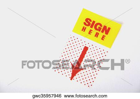 Stock Photograph - Close-up of an information sign. Fotosearch