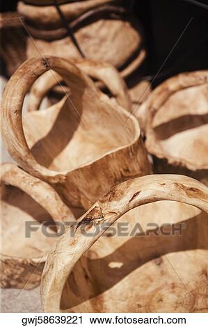 Close-up of baskets View Large Photo Image Stock Image - Close-up of baskets. Fotosearch
