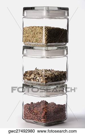 Close-up of beans and spice in different jars View Large Photo Image Stock Image - Close-up of beans and spice in different jars. Fotosearch