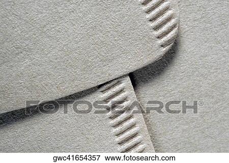 Stock Photo - Close-up of cardboard sheets. Fotosearch