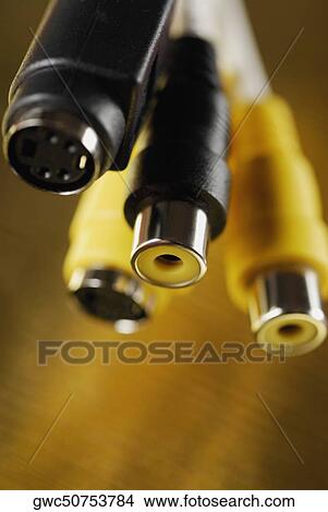 Close-up of computer cables View Large Photo Image Picture - Close-up of computer cables. Fotosearch