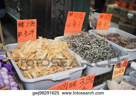 Close-up of dry fish in a fish market View Large Photo Image Stock Photography - Close-up of dry fish in a fish market. Fotosearch