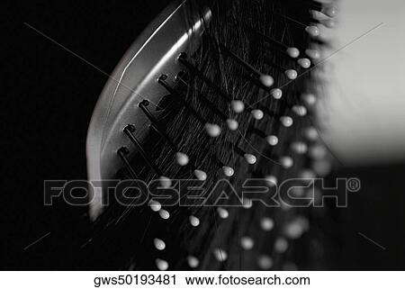 Close-up of hair in a hair brush View Large Photo Image Stock Image - Close-up of hair in a hair brush. Fotosearch