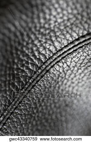 Stock Photo - Close-up of leather. Fotosearch