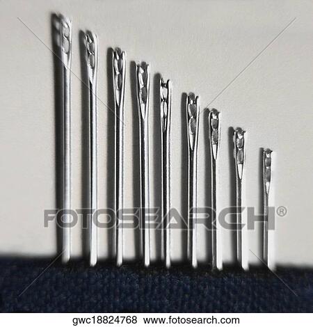 Close-up of needles in a row View Large Photo Image Stock Photo - Close-up of needles in a row. Fotosearch