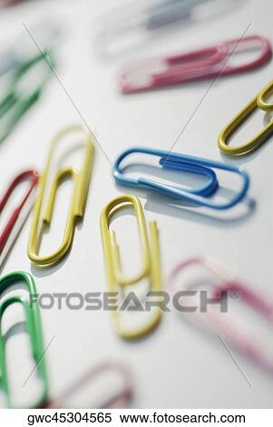 Close-up of paper clips View Large Photo Image Stock Photography - Close-up of paper clips. Fotosearch