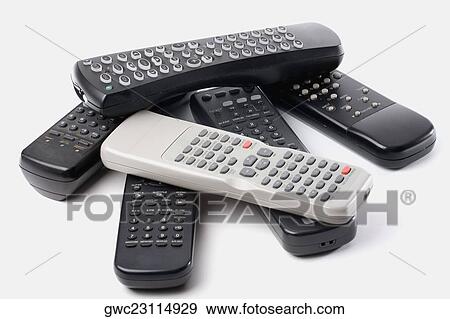 Close-up of remote controls View Large Photo Image Stock Photo - Close-up of remote controls. Fotosearch