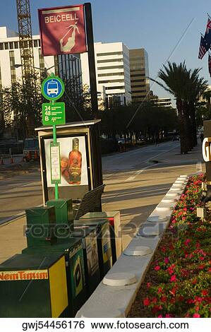 Stock Photograph - Close-up of road signs, Miami, Florida, USA. Fotosearch