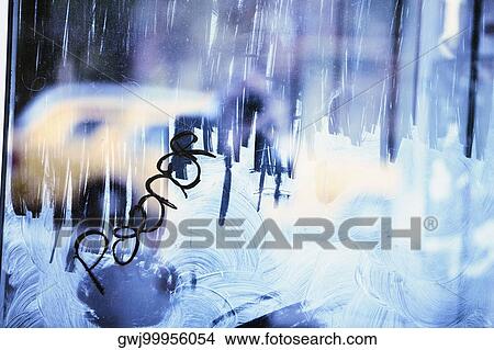 Close-up of soap suds on a glass window with a yellow taxi in the background, New York City, New York State, USA View Large Photo Image Picture - Close-up of soap suds on a glass window with a yellow taxi in the background, New York City, New York State, USA. Fotosearch