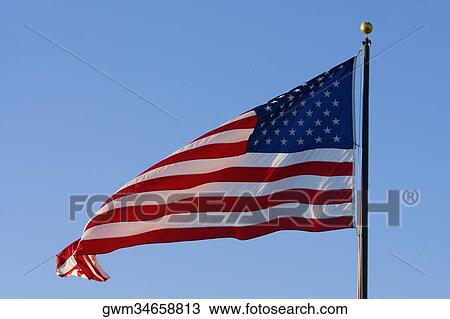 Close-up of the American flag View Large Photo Image Stock Image - Close-up of the American flag. Fotosearch