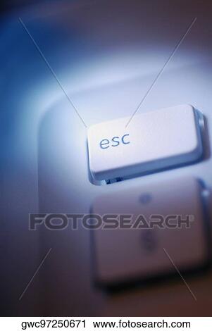Close-up of the escape key on a computer keyboard View Large Photo Image Stock Image - Close-up of the escape key on a computer keyboard. Fotosearch