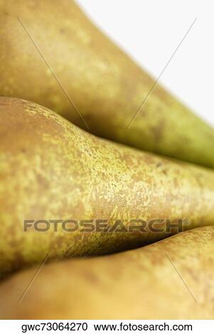 Close-up of three pears View Large Photo Image Stock Image - Close-up of three pears. Fotosearch