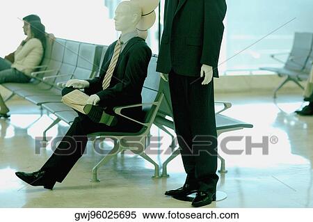 Close-up of two mannequins at an airport, Madrid, Spain View Large Photo Image Stock Photography - Close-up of two mannequins at an airport, Madrid, Spain. Fotosearch