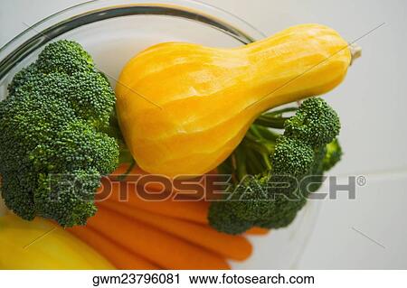 Close-up of vegetables in a plate View Large Photo Image Stock Image - Close-up of vegetables in a plate. Fotosearch