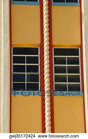 Close-up of windows on a building View Large Photo Image Picture - Close-up of windows on a building. Fotosearch