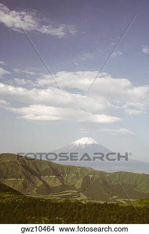 Clouds over a mountain, Mt Fuji, Hakone, Kanagawa Prefecture, Japan View Large Photo Image Picture - Clouds over a mountain, Mt Fuji, Hakone, Kanagawa Prefecture, Japan. Fotosearch
