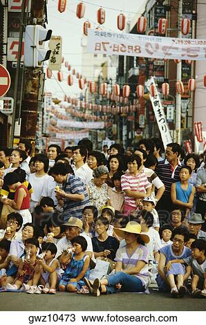 Crowd at a traditional festival, Tanabata Festival, Sendai, Miyagi Prefecture, Japan View Large Photo Image Stock Image - Crowd at a traditional festival, Tanabata Festival, Sendai, Miyagi Prefecture, Japan. Fotosearch