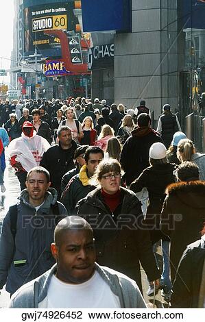 Crowd on the street View Large Photo Image Stock Image - Crowd on the street. Fotosearch