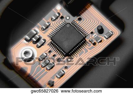 High angle view of a computer chip View Large Photo Image Stock Photograph - High angle view of a computer chip. Fotosearch