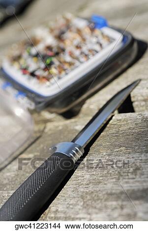 High angle view of a knife View Large Photo Image Picture - High angle view of a knife. Fotosearch