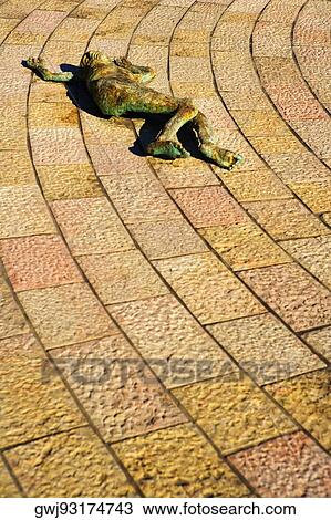 High angle view of a sculpture on a tiled floor View Large Photo Image Stock Image - High angle view of a sculpture on a tiled floor. Fotosearch