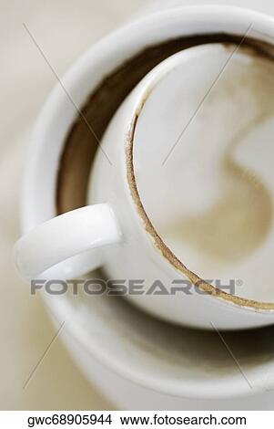 High angle view of an empty cup View Large Photo Image Picture - High angle view of an empty cup. Fotosearch