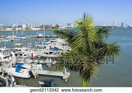 High angle view of boats moored at a dock View Large Photo Image Stock Image - High angle view of boats moored at a dock. Fotosearch
