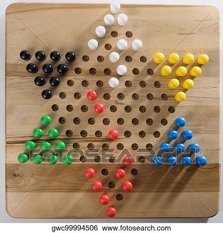 High angle view of Chinese checkers View Large Photo Image Stock Photograph - High angle view of Chinese checkers. Fotosearch