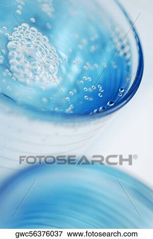 High angle view of soda in a glass View Large Photo Image Stock Photo - High angle view of soda in a glass. Fotosearch