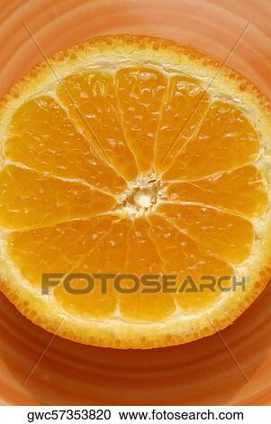 High angle view of the cross section of an orange View Large Photo Image Stock Image - High angle view of the cross section of an orange. Fotosearch