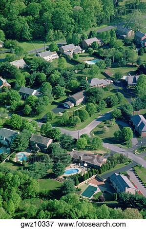 Housing development in suburban Maryland View Large Photo Image Stock Photo - Housing development in suburban Maryland. Fotosearch