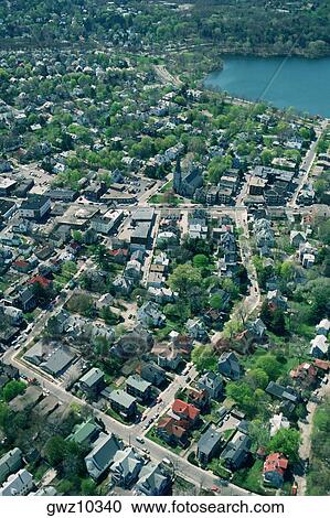 Stock Image - Housing subdivisions in Boston. Fotosearch