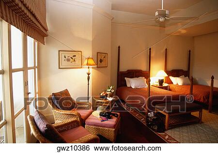 Interiors of a hotel room, Grand Hotel D'angkor, Siem Reap, Cambodia View Large Photo Image Stock Photograph - Interiors of a hotel room, Grand Hotel D'angkor, Siem Reap, Cambodia. Fotosearch