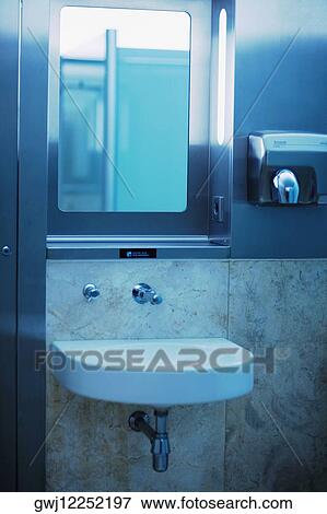 Interiors of a toilet View Large Photo Image Stock Photo - Interiors of a toilet. Fotosearch