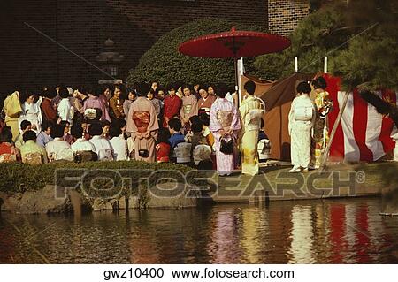 Large group of people at a tea ceremony, Tokyo Prefecture, Japan View Large Photo Image Stock Image - Large group of people at a tea ceremony, Tokyo Prefecture, Japan. Fotosearch