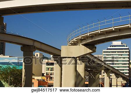 Low angle view of a bridge, Miami, Florida, USA View Large Photo Image Stock Photo - Low angle view of a bridge, Miami, Florida, USA. Fotosearch