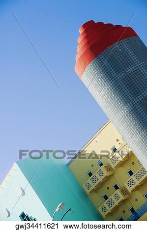 Low angle view of a building View Large Photo Image Stock Image - Low angle view of a building. Fotosearch